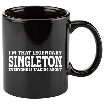 Singleton Surname Funny Team Family Last Name Singleton 11oz C Handle Ceramic Mug