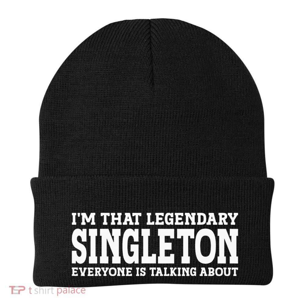 Singleton Surname Funny Team Family Last Name Singleton Beanie