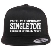 Singleton Surname Funny Team Family Last Name Singleton Flatbill Hat