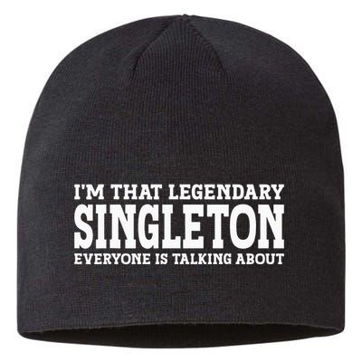 Singleton Surname Funny Team Family Last Name Singleton Sustainable Beanie
