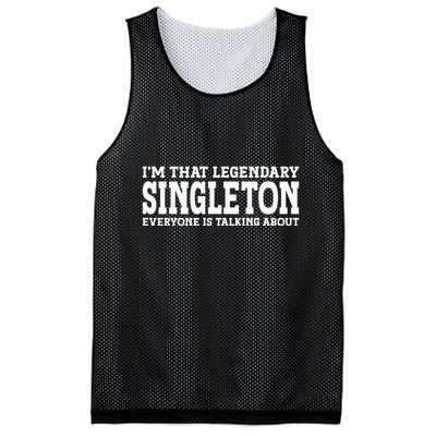 Singleton Surname Funny Team Family Last Name Singleton Mesh Reversible Basketball Jersey Tank