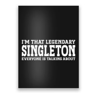 Singleton Surname Funny Team Family Last Name Singleton Poster