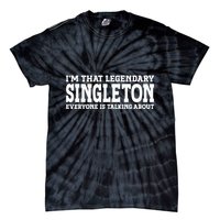 Singleton Surname Funny Team Family Last Name Singleton Tie-Dye T-Shirt