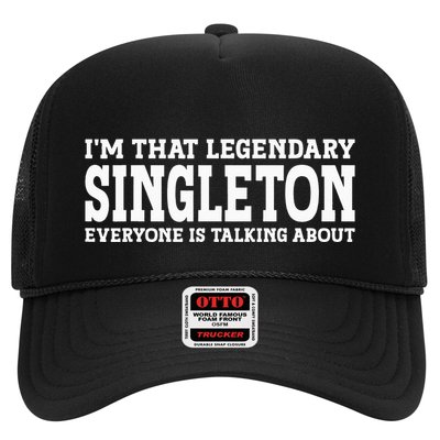 Singleton Surname Funny Team Family Last Name Singleton Trucker Hat