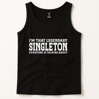 Singleton Surname Funny Team Family Last Name Singleton Tank Top