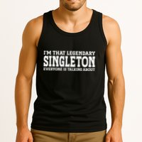 Singleton Surname Funny Team Family Last Name Singleton Tank Top