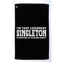 Singleton Surname Funny Team Family Last Name Singleton Golf Towel