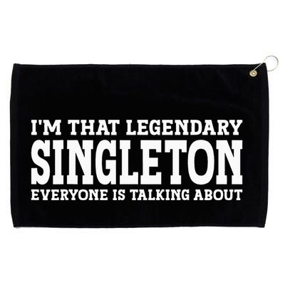 Singleton Surname Funny Team Family Last Name Singleton Grommeted Golf Towel