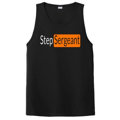 Step Sergeant Funny Military Gifts For Him And Her PosiCharge Competitor Tank