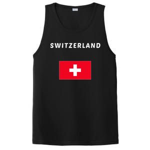 Switzerland Swiss Flag PosiCharge Competitor Tank