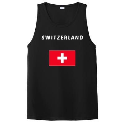 Switzerland Swiss Flag PosiCharge Competitor Tank