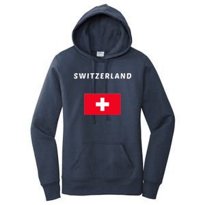 Switzerland Swiss Flag Women's Pullover Hoodie