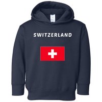 Switzerland Swiss Flag Toddler Hoodie