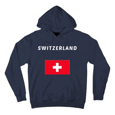 Switzerland Swiss Flag Tall Hoodie