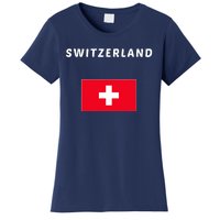 Switzerland Swiss Flag Women's T-Shirt