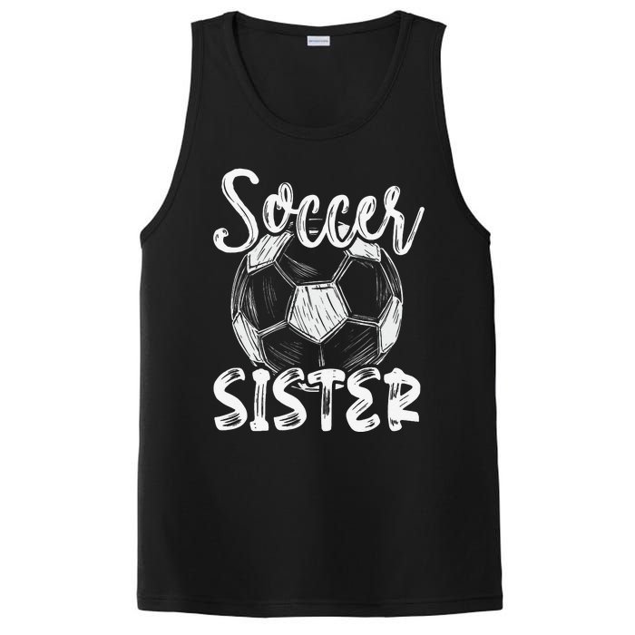 Soccer Sister  Family Matching Team Player Soccer Ball PosiCharge Competitor Tank