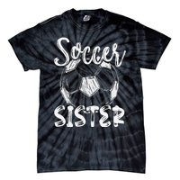 Soccer Sister  Family Matching Team Player Soccer Ball Tie-Dye T-Shirt