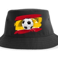 Spain Soccer Flag Sustainable Bucket Hat
