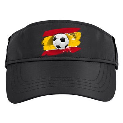 Spain Soccer Flag Adult Drive Performance Visor