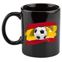 Spain Soccer Flag 11oz C Handle Ceramic Mug