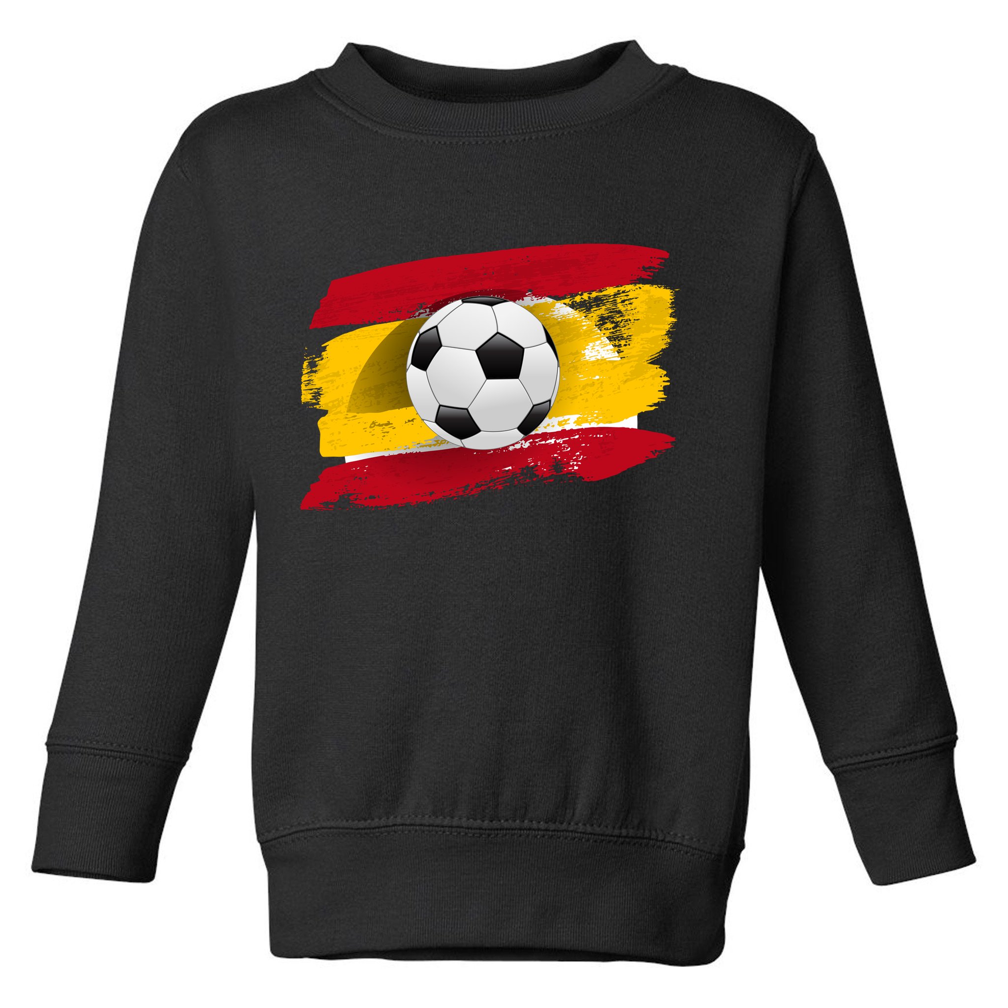 Spain Soccer Flag Toddler Sweatshirt