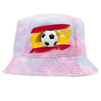 Spain Soccer Flag Tie-Dyed Bucket Hat