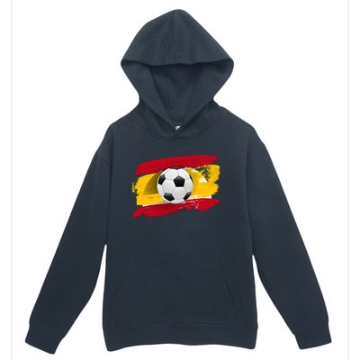 Spain Soccer Flag Urban Pullover Hoodie