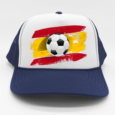 Spain Soccer Flag Trucker Hat