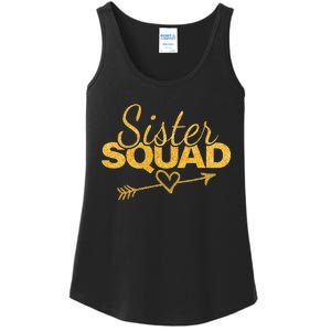 Sister Squad Family Matching Party  BBF Sisters Ladies Essential Tank