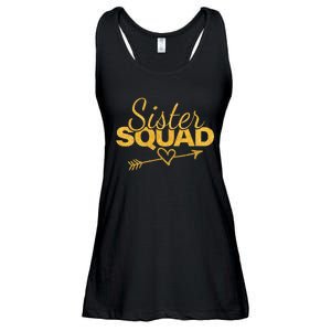 Sister Squad Family Matching Party  BBF Sisters Ladies Essential Flowy Tank