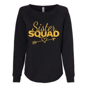 Sister Squad Family Matching Party  BBF Sisters Womens California Wash Sweatshirt