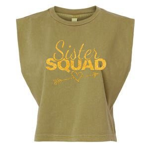 Sister Squad Family Matching Party  BBF Sisters Garment-Dyed Women's Muscle Tee