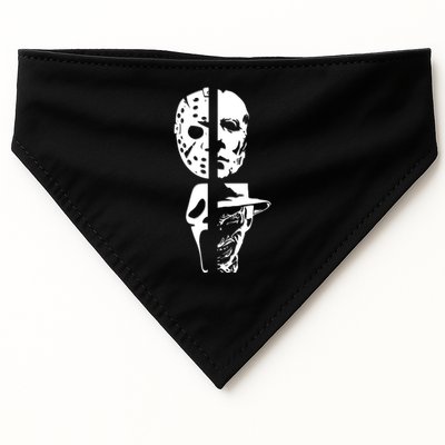 Supervillain Scary Faces Halloween USA-Made Doggie Bandana