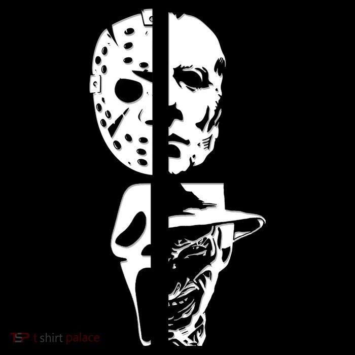 Supervillain Scary Faces Halloween Premium T-Shirt