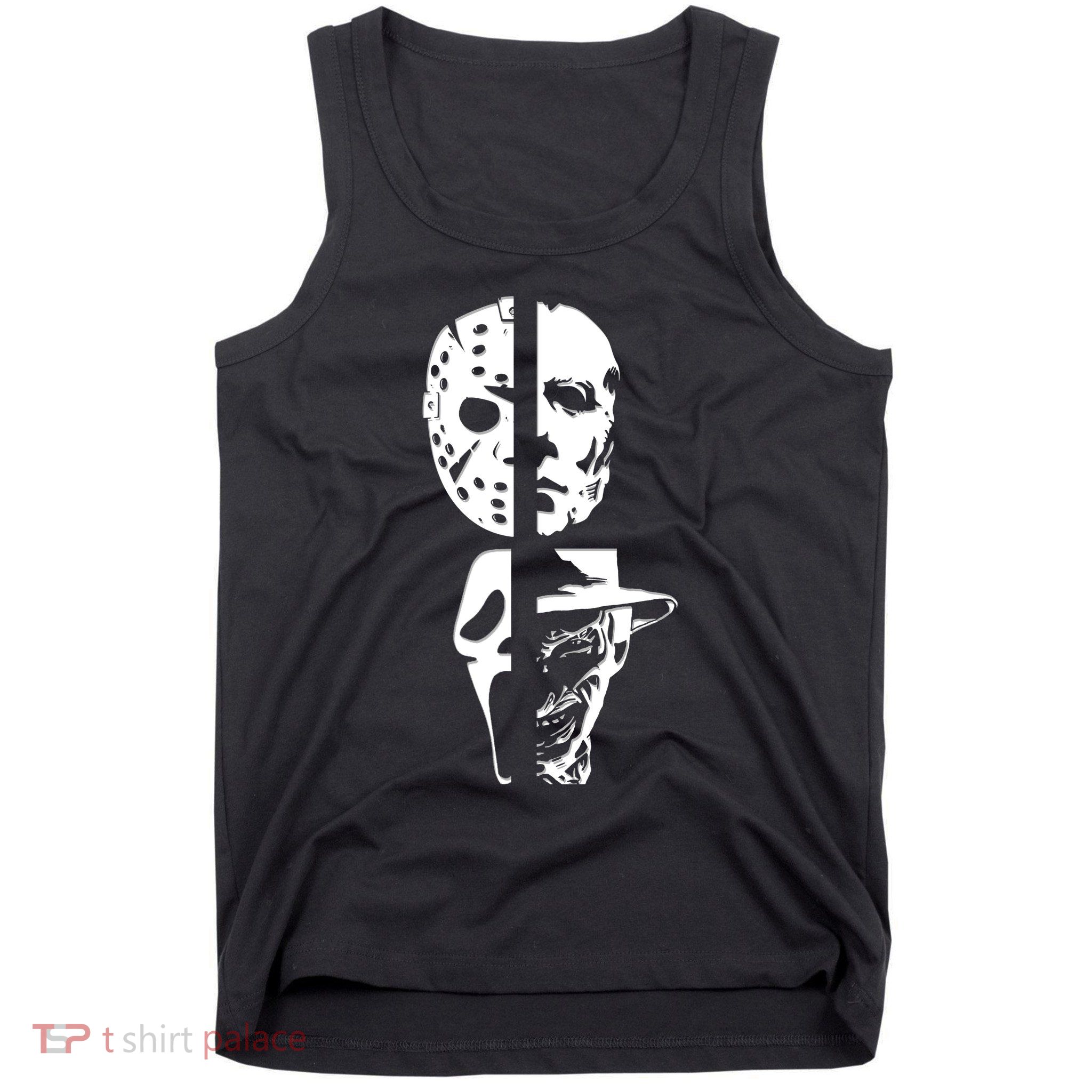 Supervillain Scary Faces Halloween Tank Top