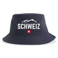 SUISSE SWITZERLAND Flag Sustainable Bucket Hat