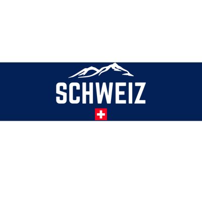 SUISSE SWITZERLAND Flag Bumper Sticker