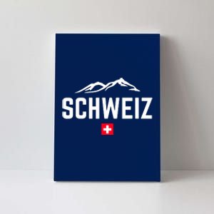 SUISSE SWITZERLAND Flag Canvas