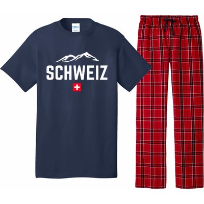 SUISSE SWITZERLAND Flag Pajama Set