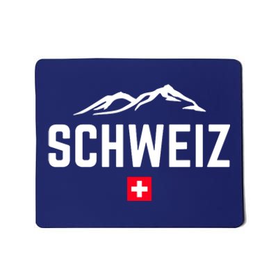 SUISSE SWITZERLAND Flag Mousepad