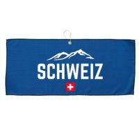 SUISSE SWITZERLAND Flag Large Microfiber Waffle Golf Towel