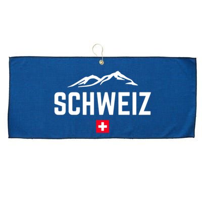 SUISSE SWITZERLAND Flag Large Microfiber Waffle Golf Towel