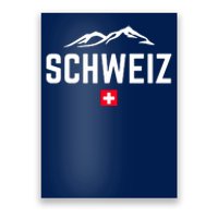 SUISSE SWITZERLAND Flag Poster