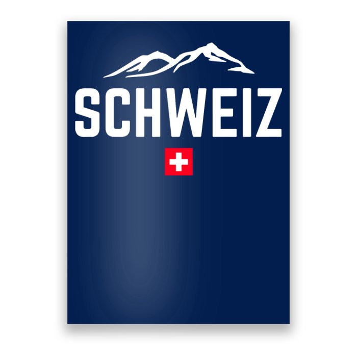 SUISSE SWITZERLAND Flag Poster