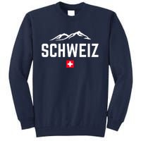 SUISSE SWITZERLAND Flag Tall Sweatshirt