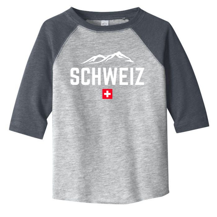 SUISSE SWITZERLAND Flag Toddler Fine Jersey T-Shirt