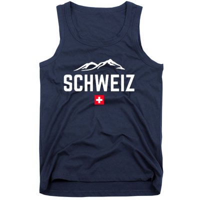 SUISSE SWITZERLAND Flag Tank Top