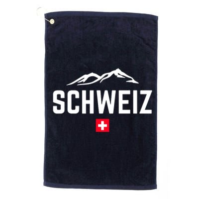 SUISSE SWITZERLAND Flag Platinum Collection Golf Towel