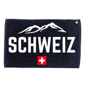 SUISSE SWITZERLAND Flag Grommeted Golf Towel