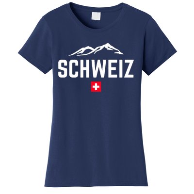 SUISSE SWITZERLAND Flag Women's T-Shirt